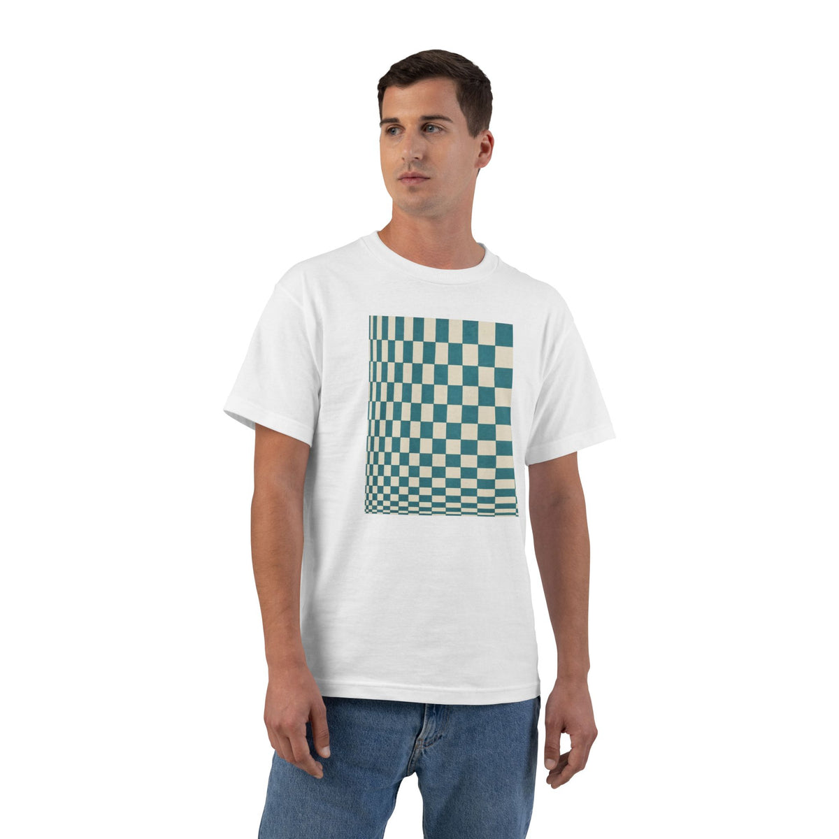 plate 374 beefy tee - White