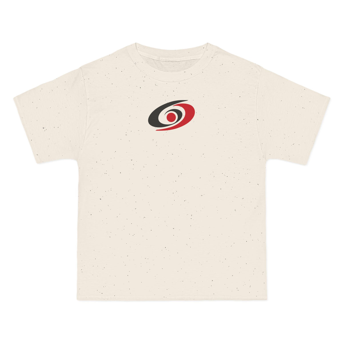 Carolina Hockey Heavyweight Tee — Natural, Black & Crimson