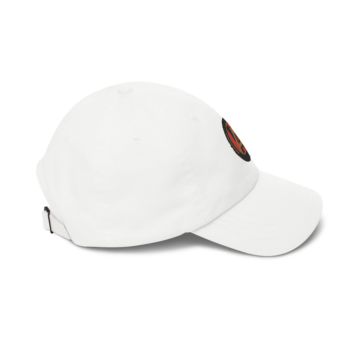 Atlanta Soccer Dad Cap — Embroidered, Black, Old Gold & Red