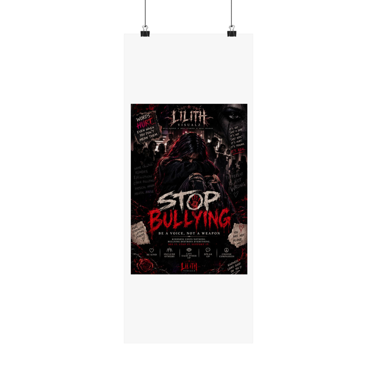 Lilith Visualz Anti Bullying Poster
