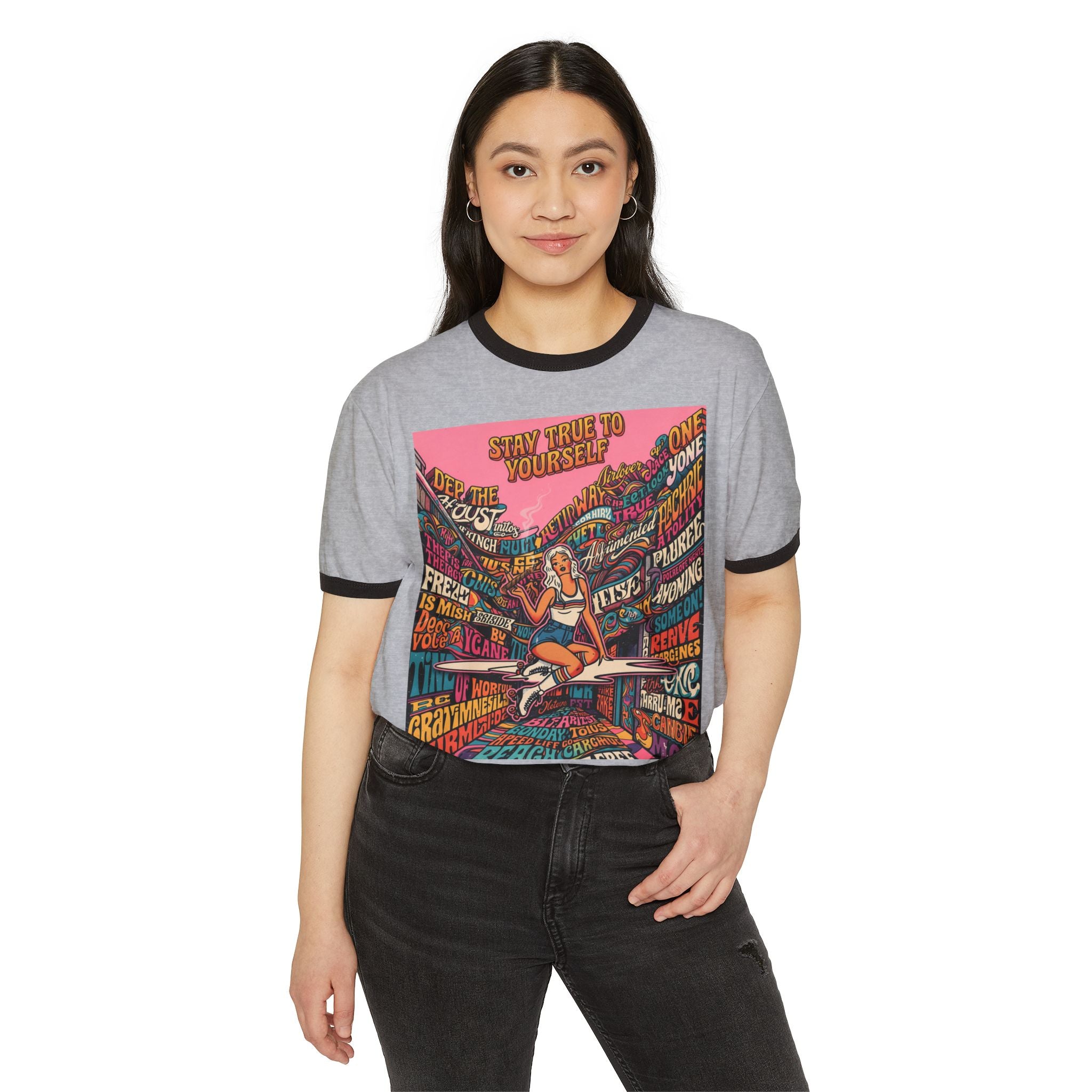 Unisex Cotton Ringer T-Shirt