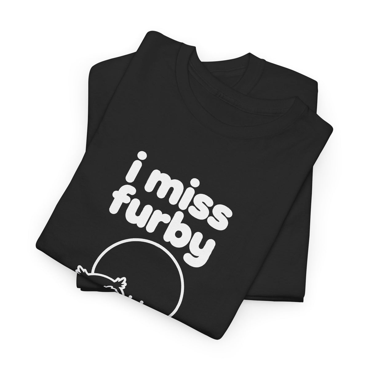 i miss furby tee - Black