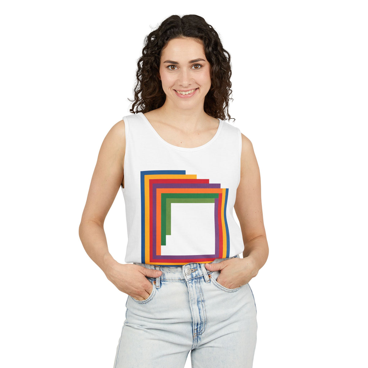 plate 252 tank - White