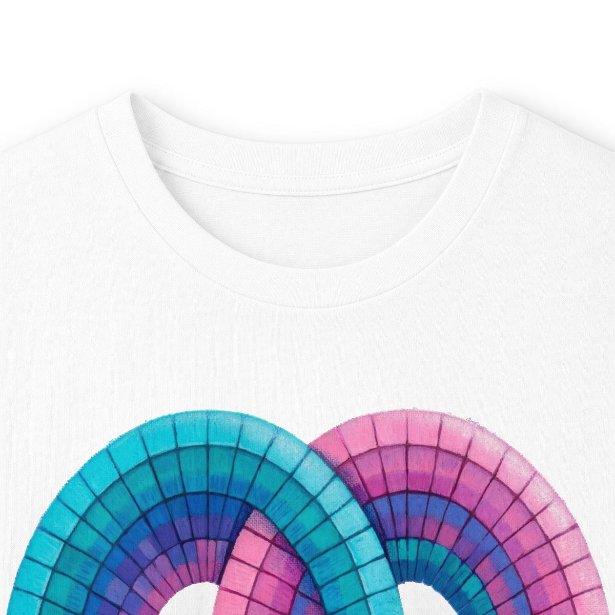 plate 414 long sleeve tee - White
