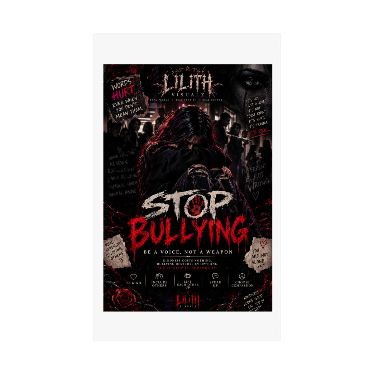 Lilith Visualz Anti Bullying Poster
