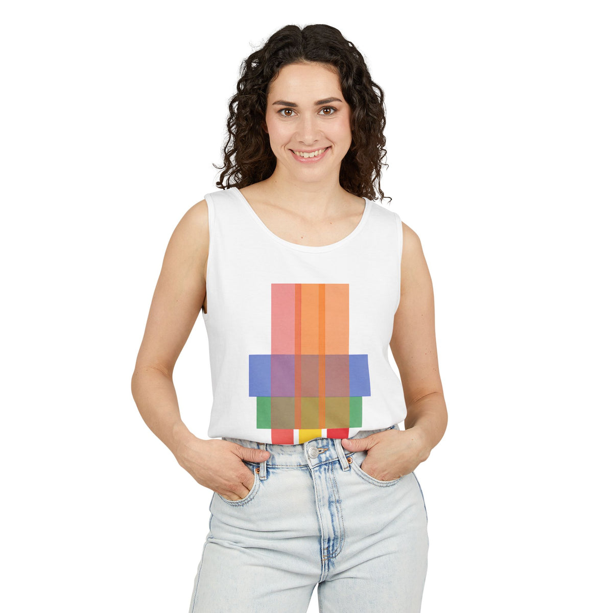 plate 351 tank - White