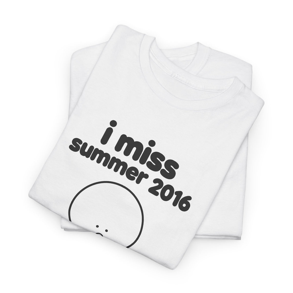 i miss summer 2016 tee - White