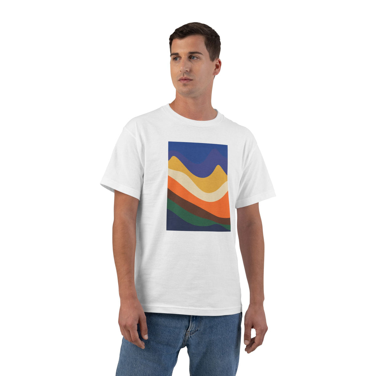plate 329 beefy tee - White