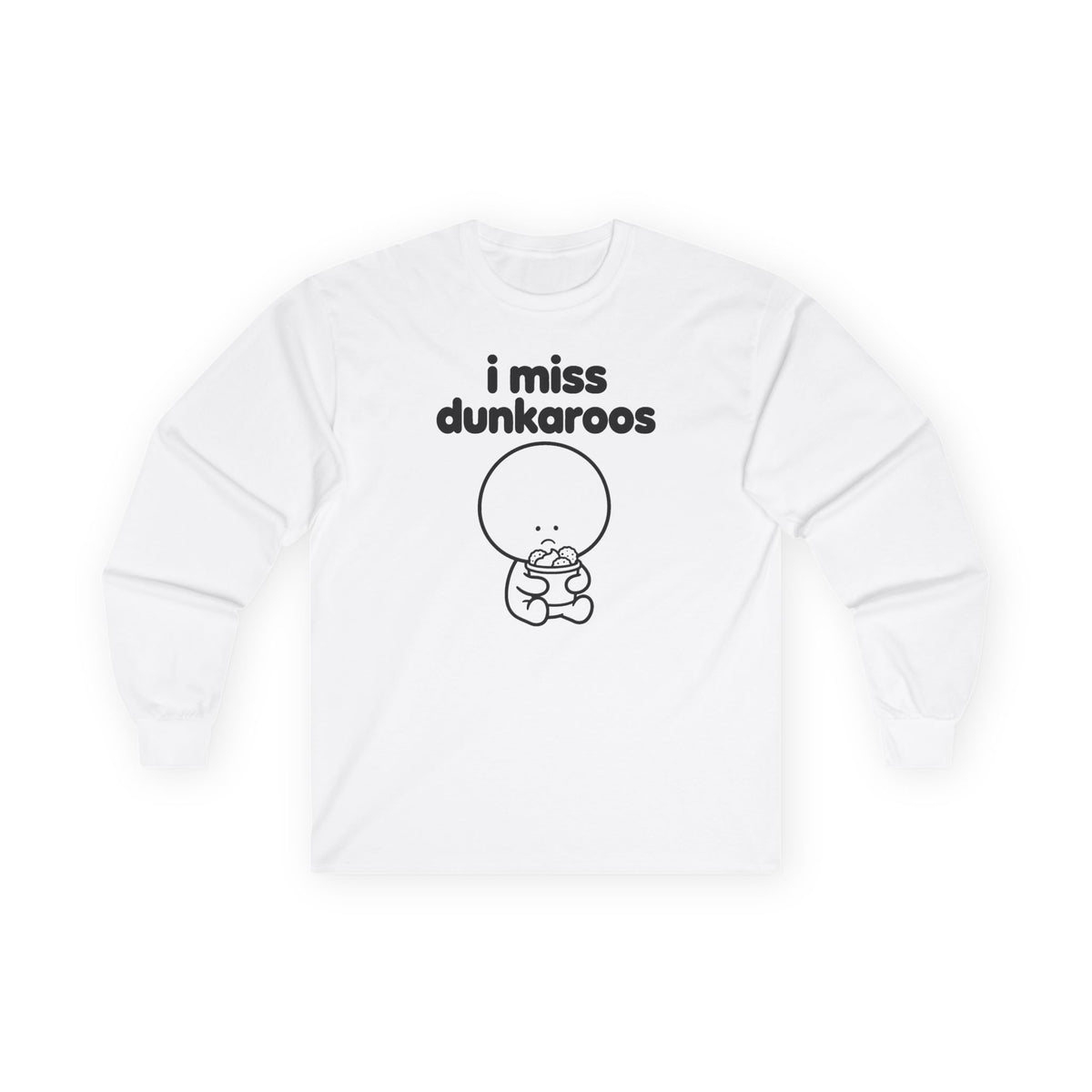 i miss dunkaroos long sleeve tee - White