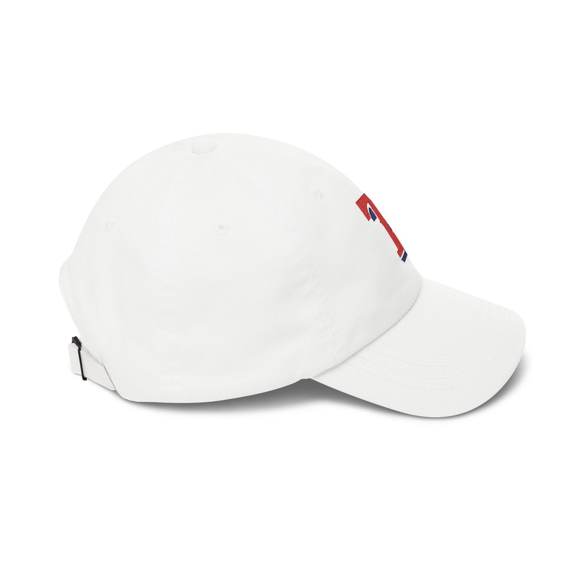 Texas Baseball Dad Cap — Embroidered, Red & Navy
