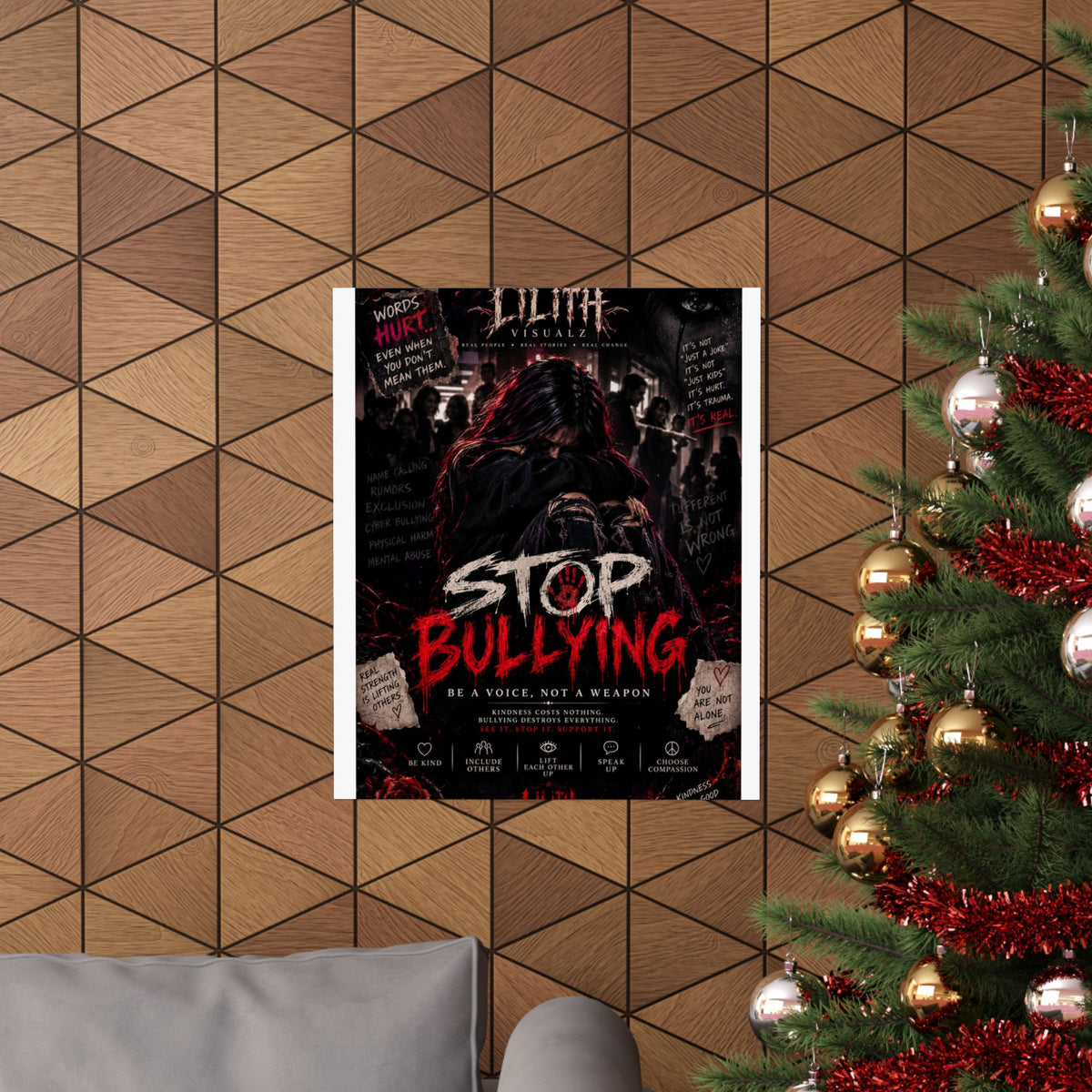 Lilith Visualz Anti Bullying Poster