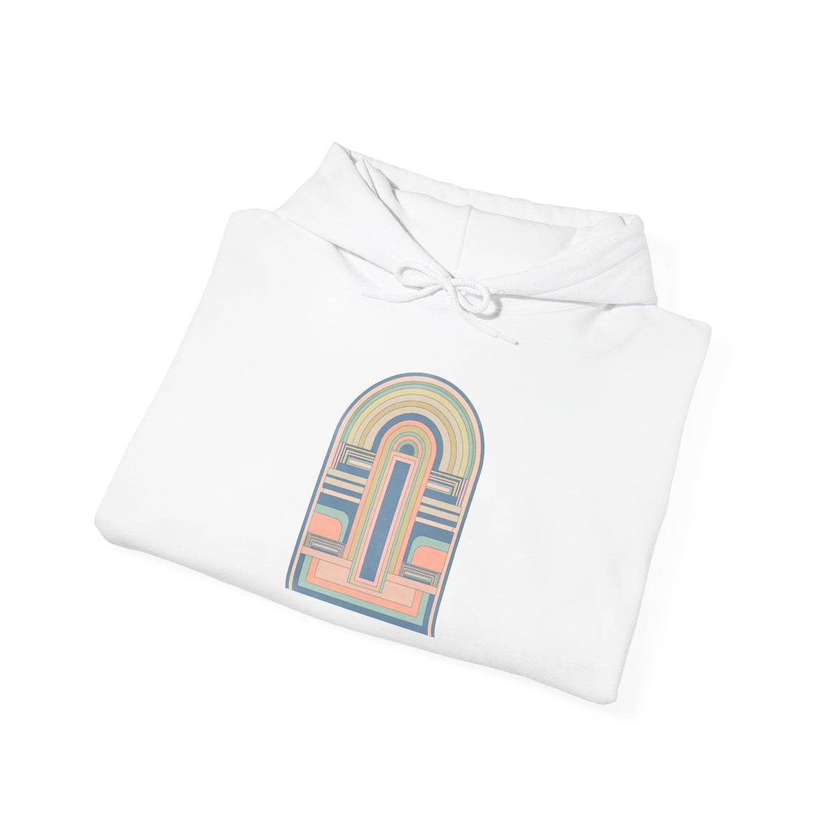 plate 074 hoodie - White