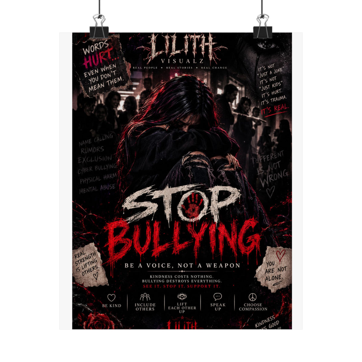 Lilith Visualz Anti Bullying Poster