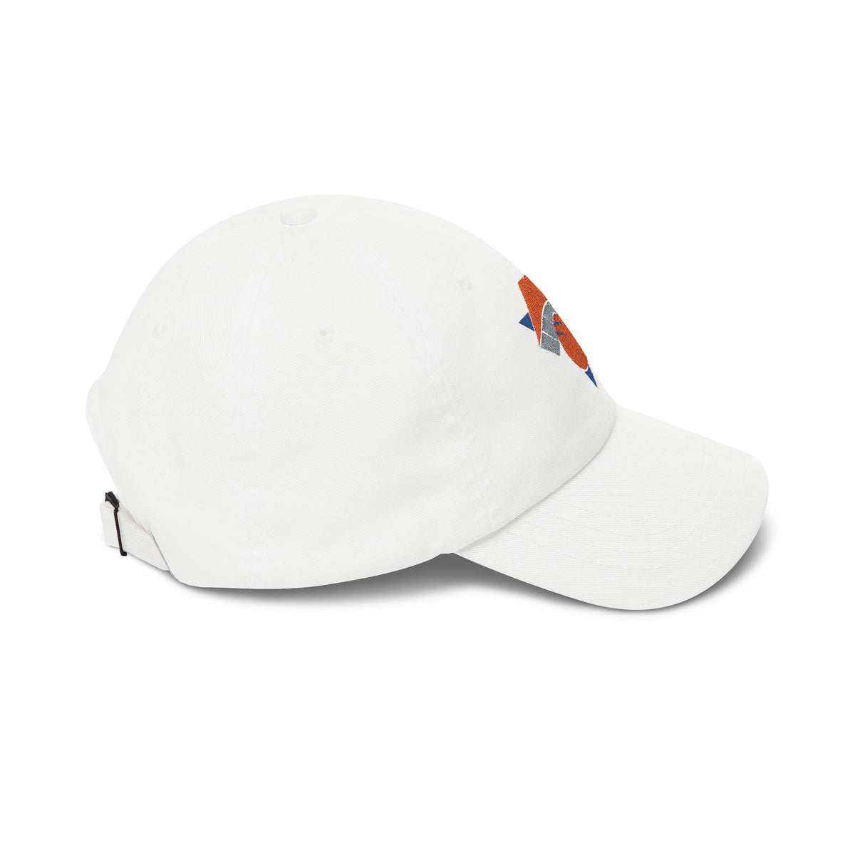 New York Basketball Dad Cap — Embroidered, Orange, Grey & Royal