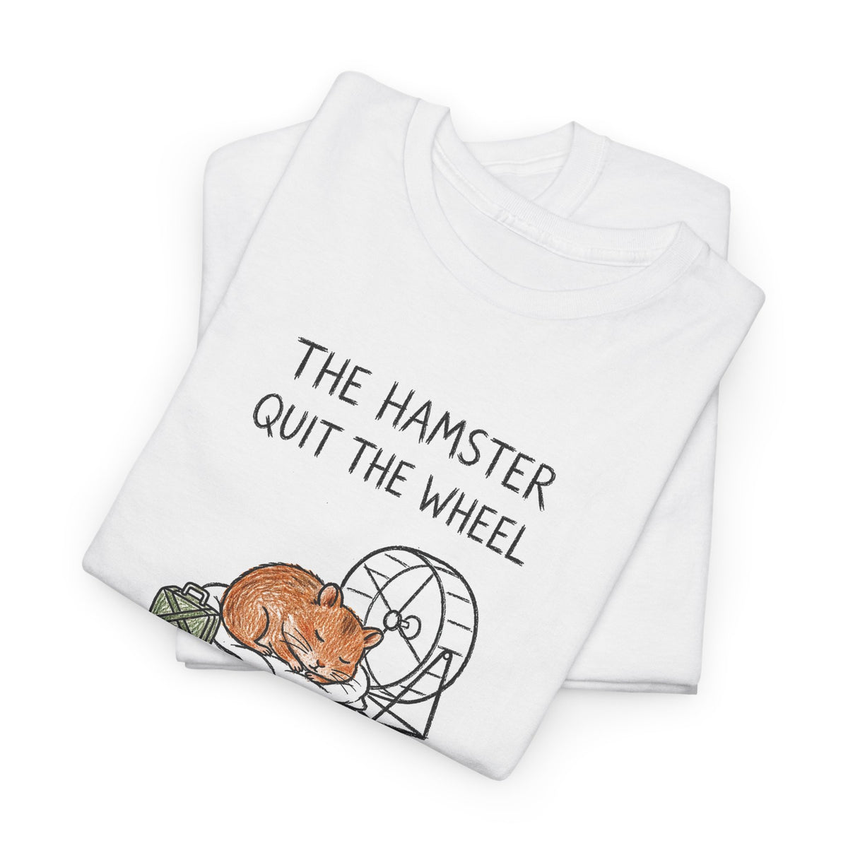 Quit Wheel tee