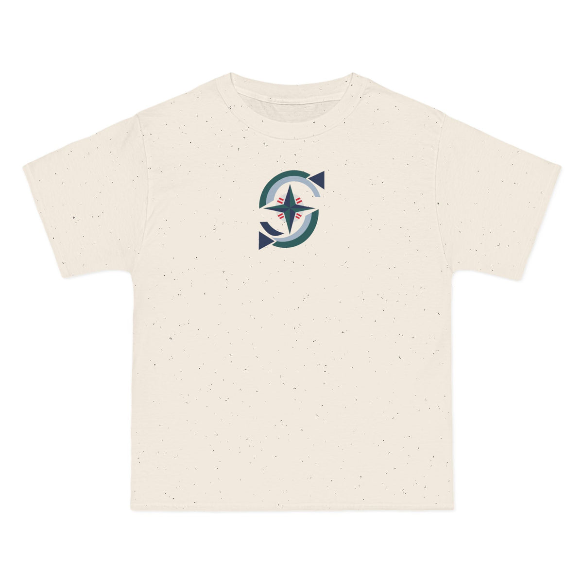 Seattle Baseball Heavyweight Tee — Natural, Navy, Teal & Grey