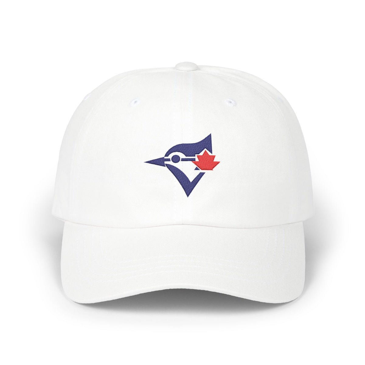 Toronto Baseball Dad Cap — Embroidered, Navy & Red