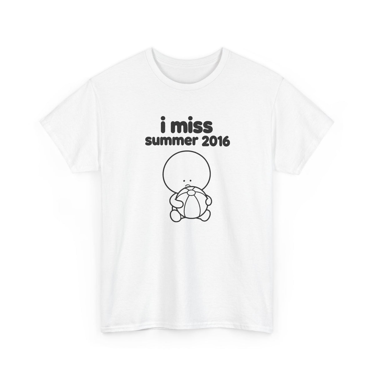 i miss summer 2016 tee - White