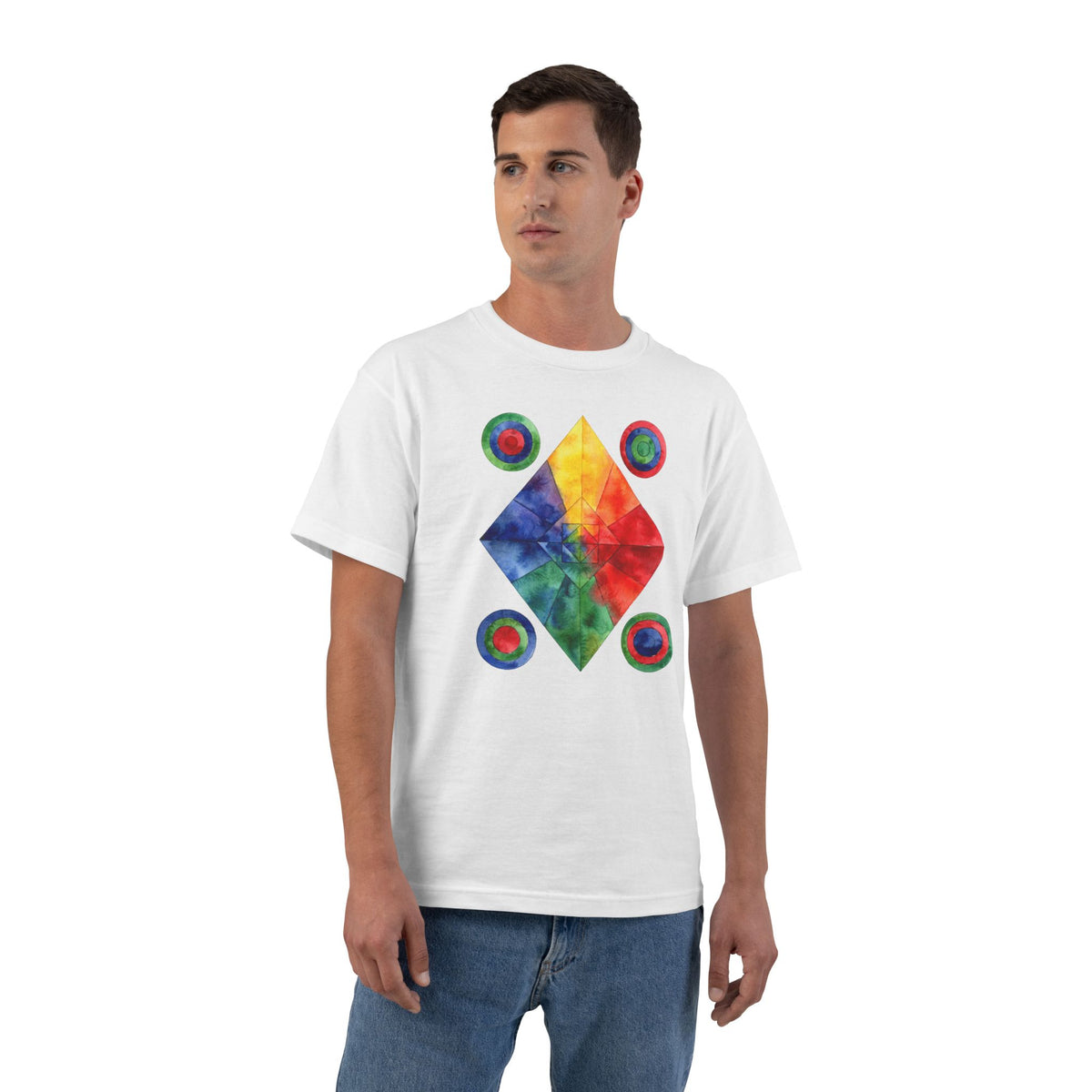 plate 215 beefy tee - White