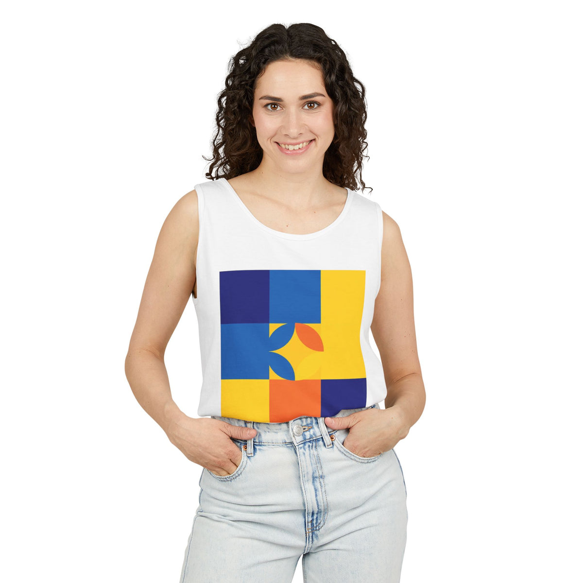 plate 378 tank - White
