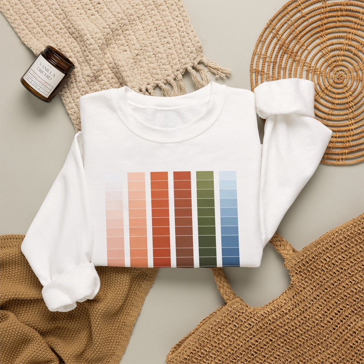 plate 203 crewneck - White