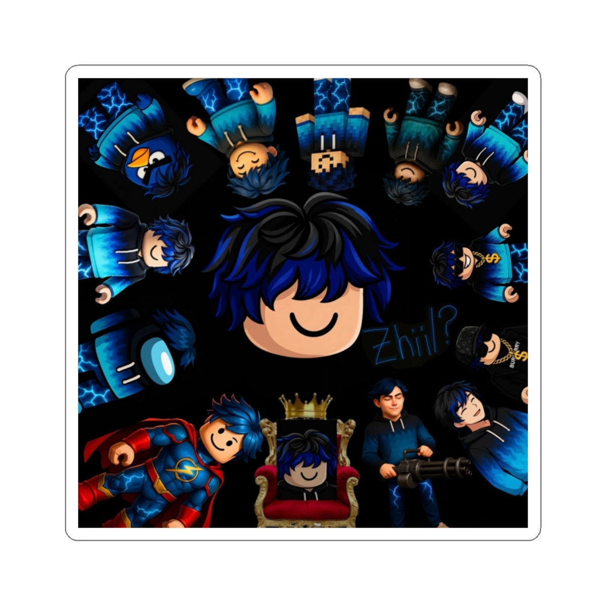 Zhiil team Stickers