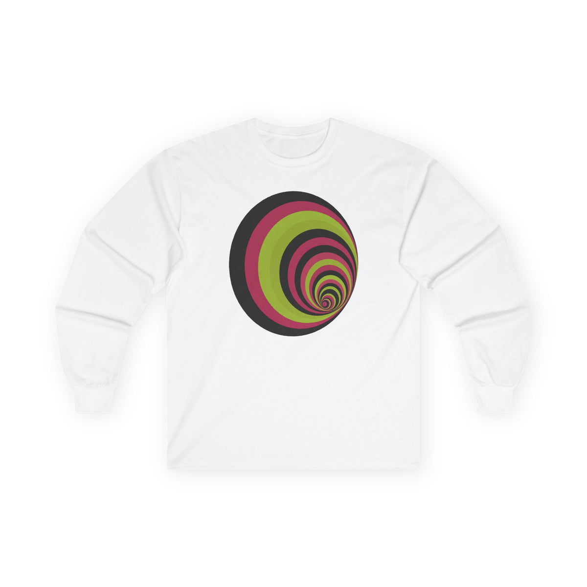 plate 406 long sleeve tee - White