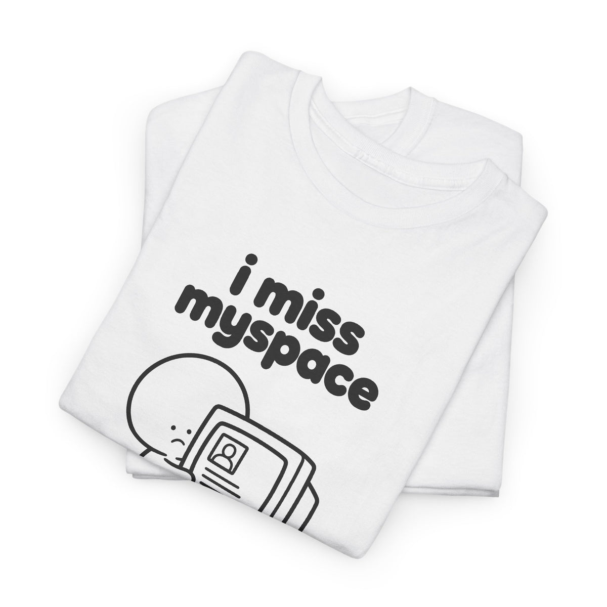 i miss myspace tee - White