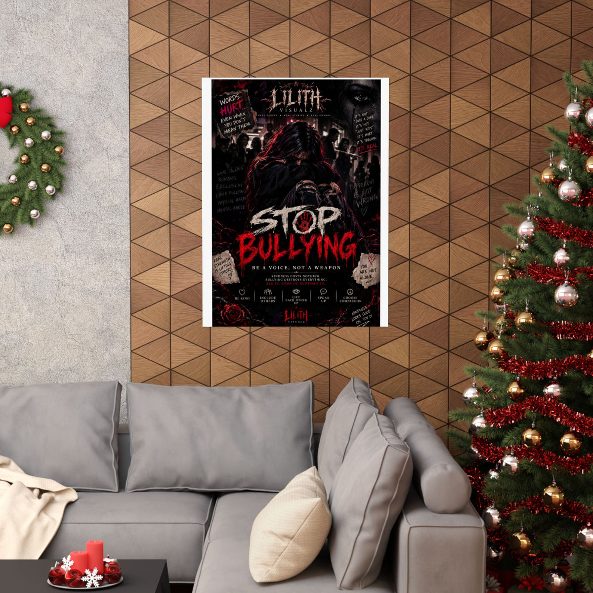 Lilith Visualz Anti Bullying Poster