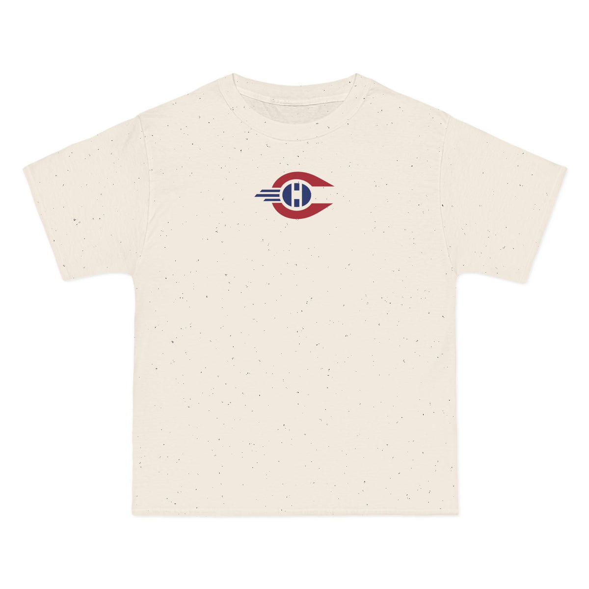 Montreal Hockey Heavyweight Tee — Natural, Red & Navy