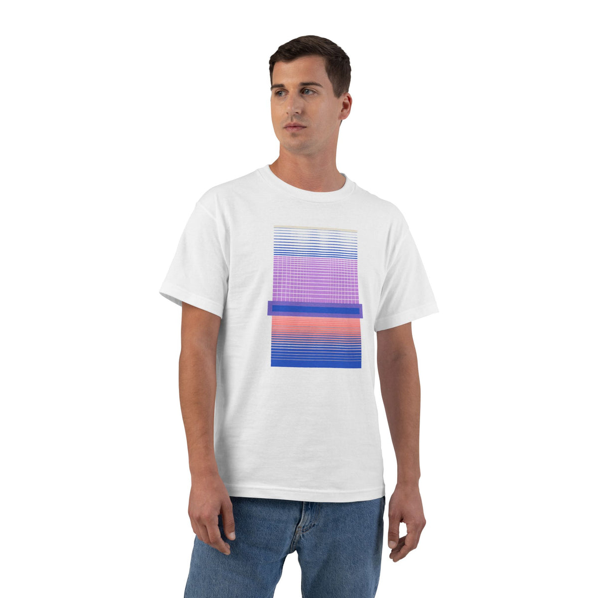 plate 375 beefy tee - White
