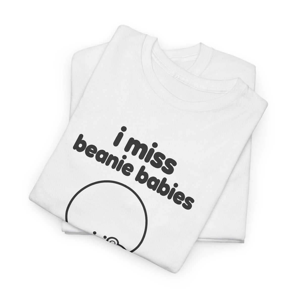 i miss beanie babies tee - White