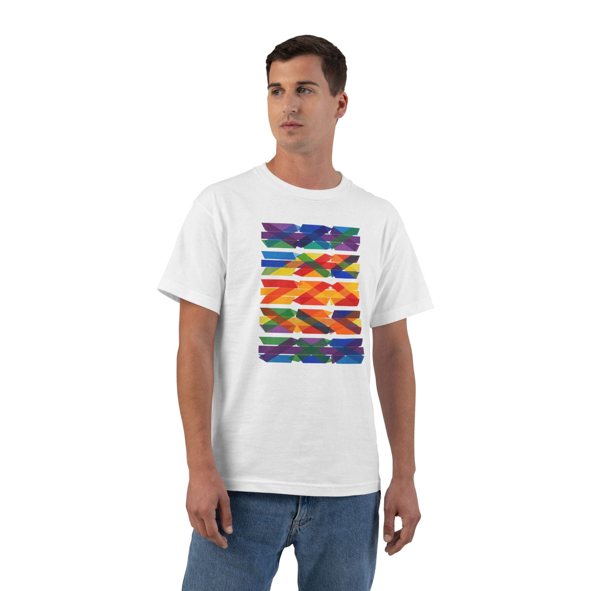 plate 353 beefy tee - White