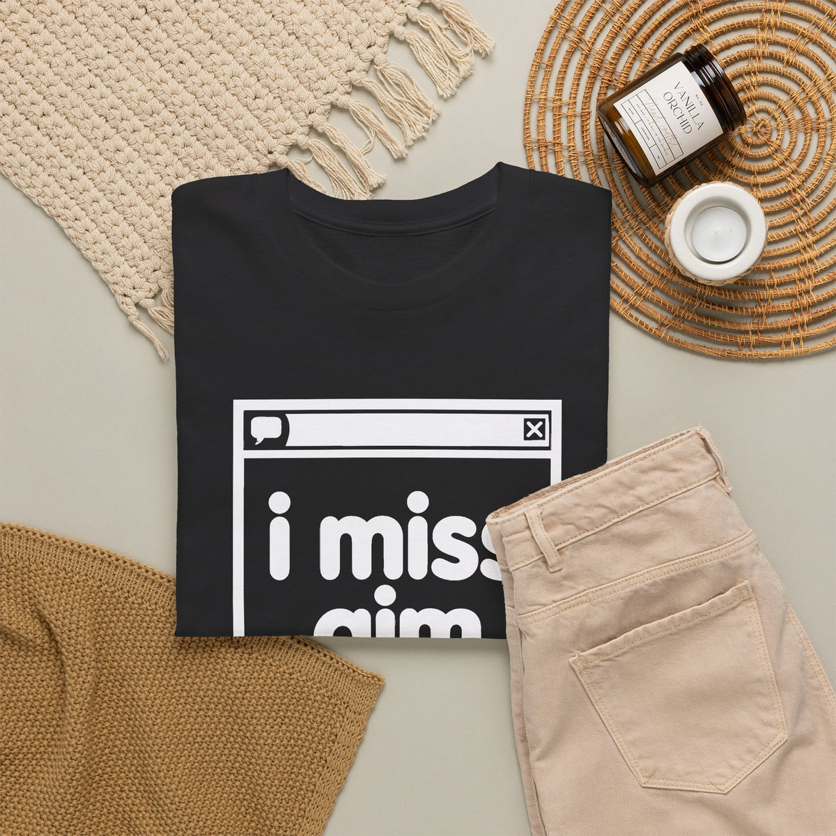i miss aim error tee - Black