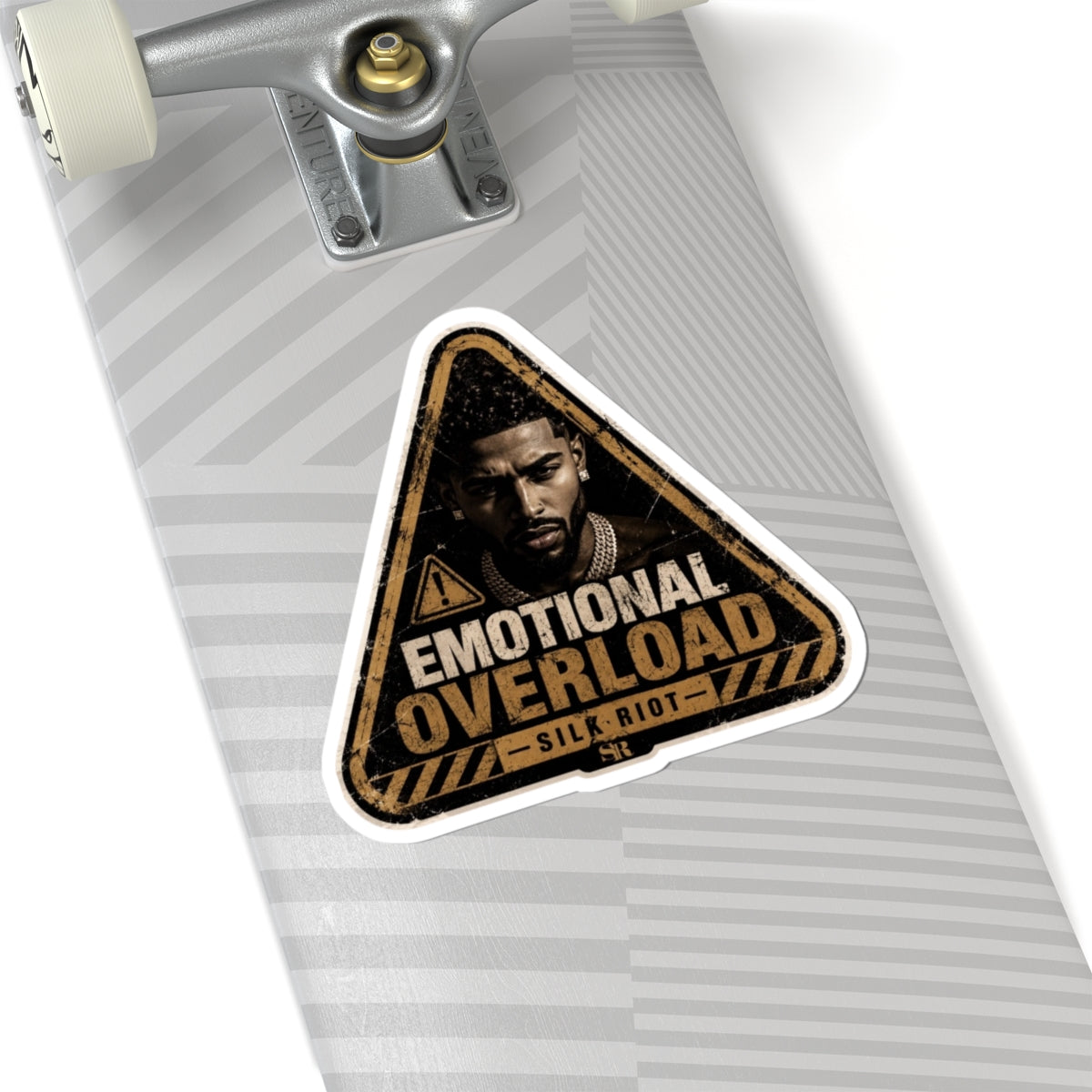 Silk Riot | Emotional Overload Warning Sticker