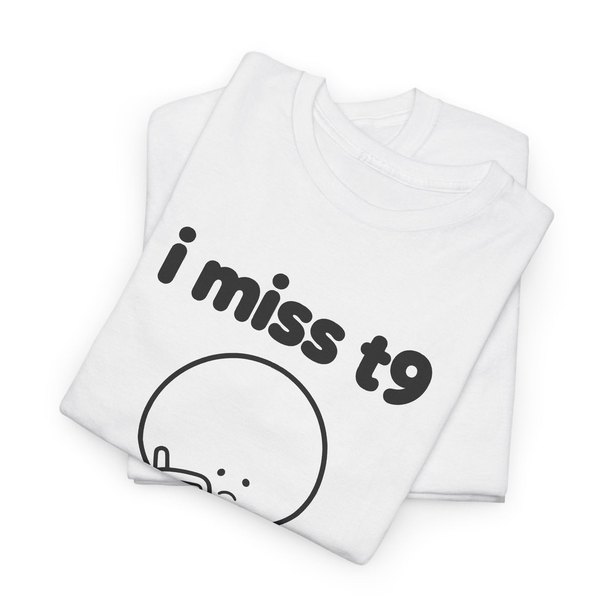 i miss t9 tee - White