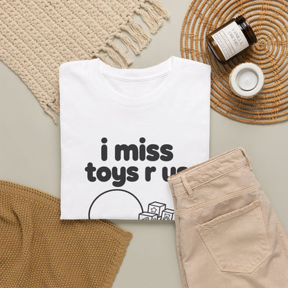 i miss toys r us tee - White