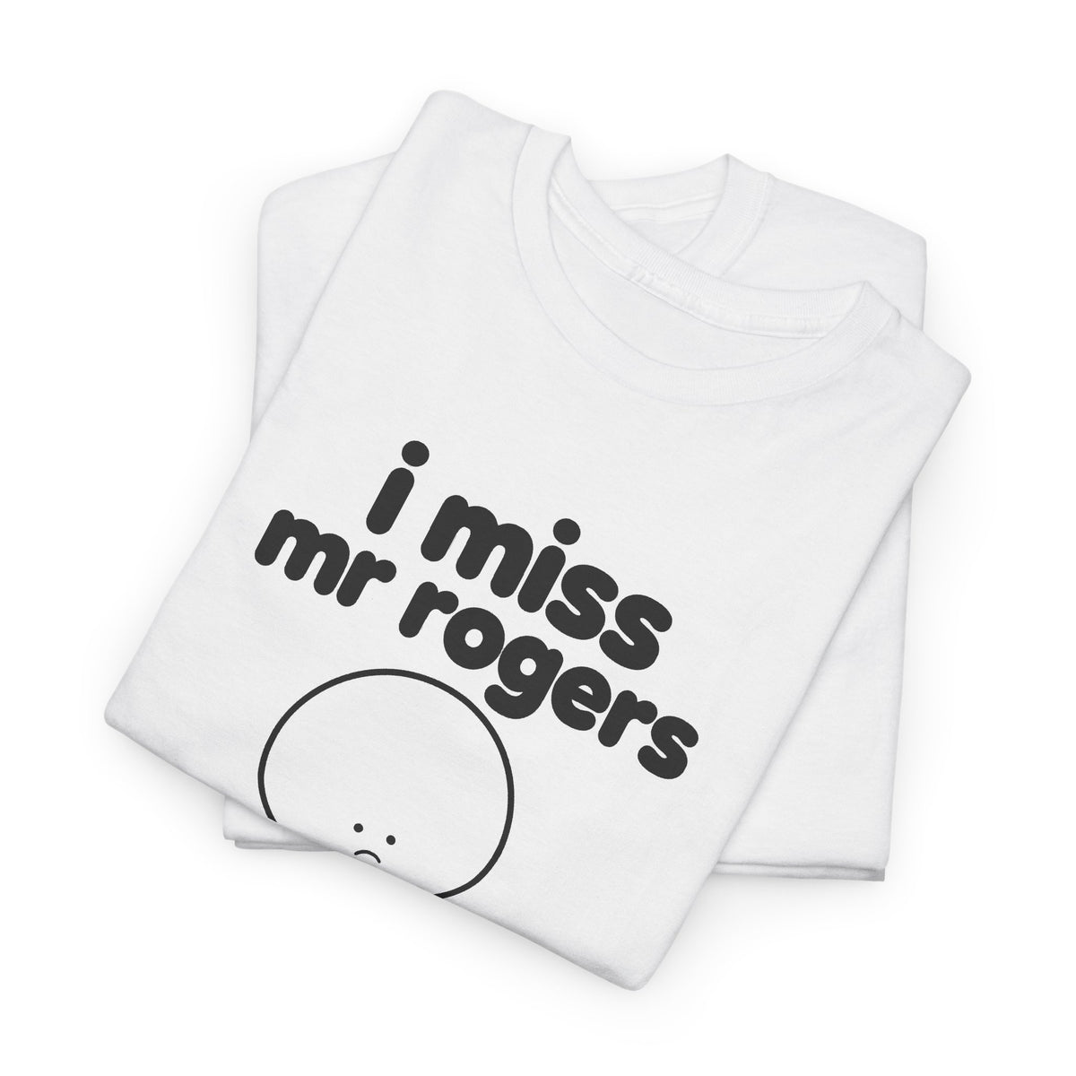 i miss mr rogers tee - White by lonelyboi