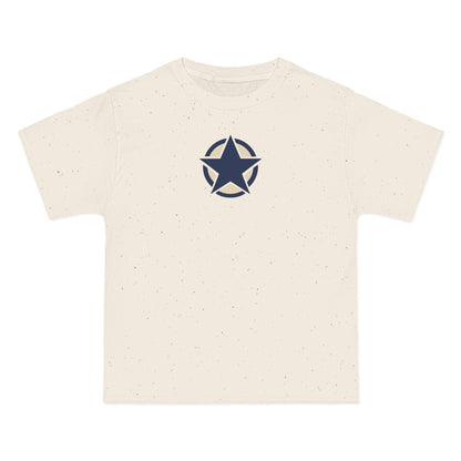 Dallas Football Heavyweight Tee — Natural, Navy & White