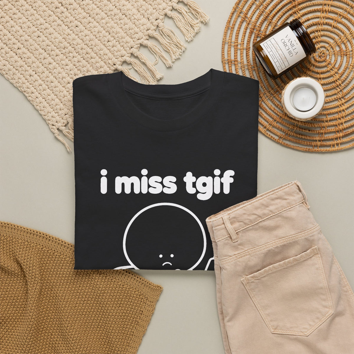 i miss tgif tee - Black by lonelyboi