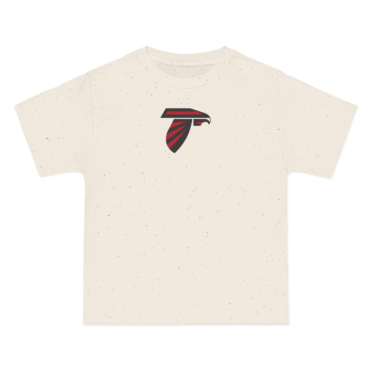 Atlanta Football Heavyweight Tee — Natural, Black & Red