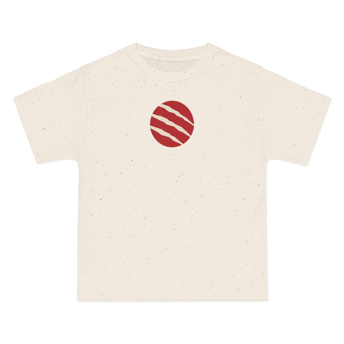 Toronto Basketball Heavyweight Tee — Natural, Crimson & Off-White