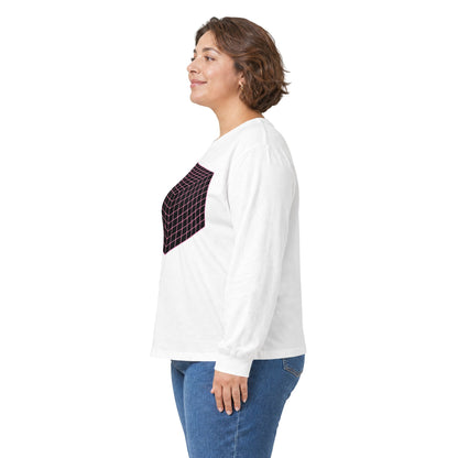 plate 365 long sleeve tee - White