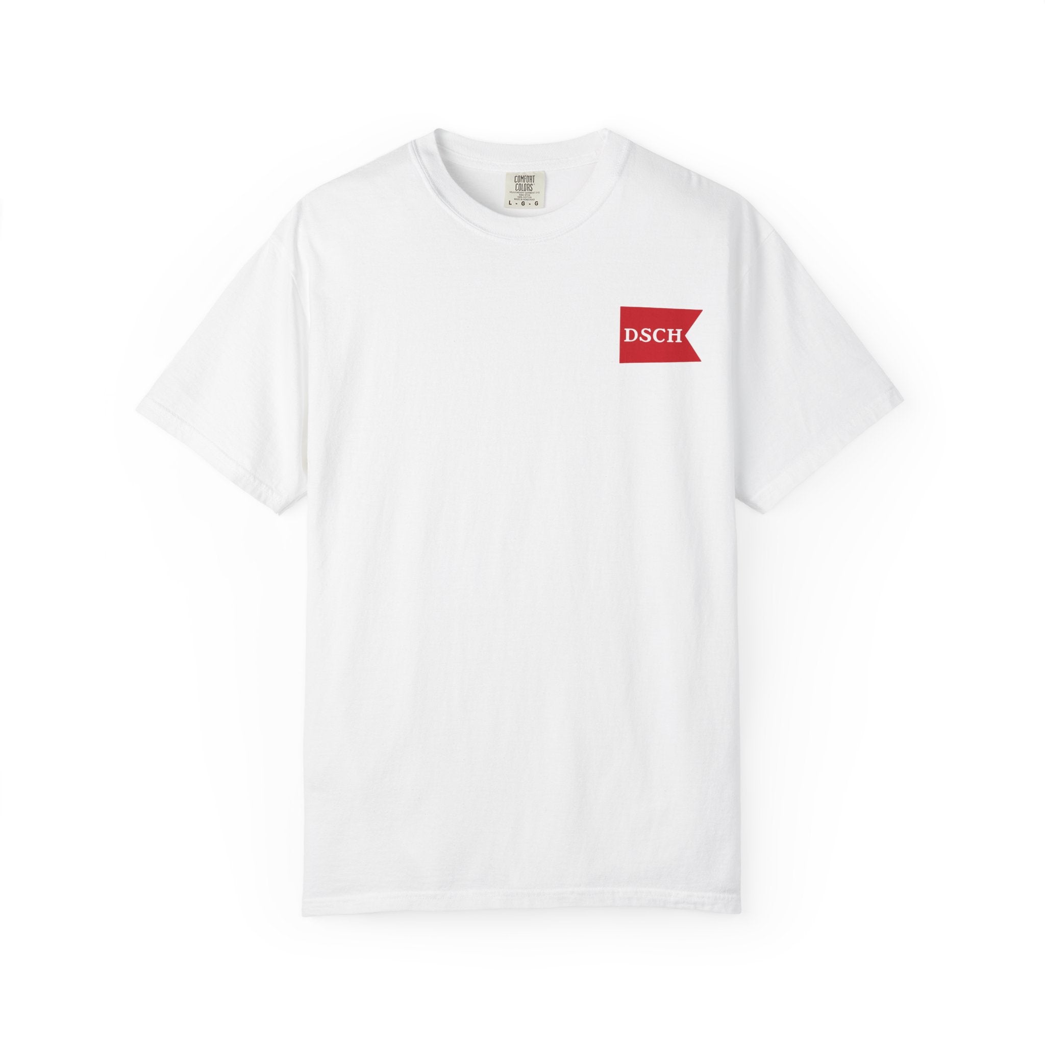 Coffee Shop T-Shirt — "Dog Square Coffee House" Logo Tee (Kennebunkport, ME)