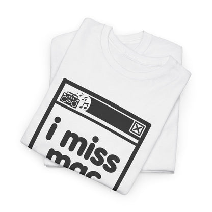 i miss mac error tee - White