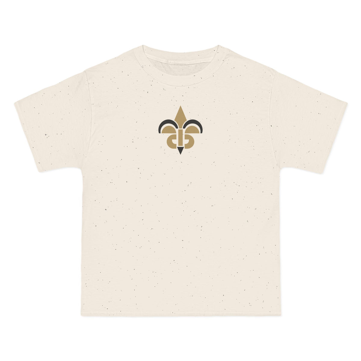 New Orleans Football Heavyweight Tee — Natural, Old Gold & Black