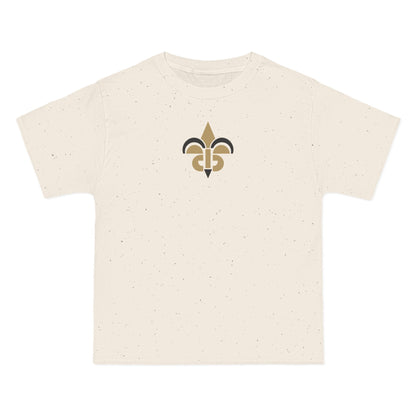 New Orleans Football Heavyweight Tee — Natural, Old Gold & Black