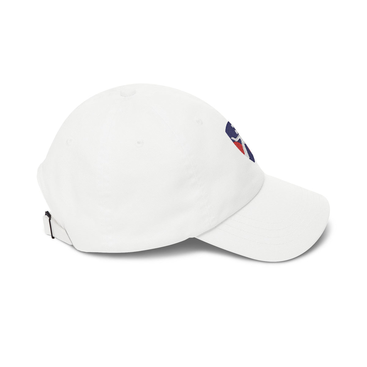 Dallas Soccer Dad Cap — Embroidered, Navy, White & Red