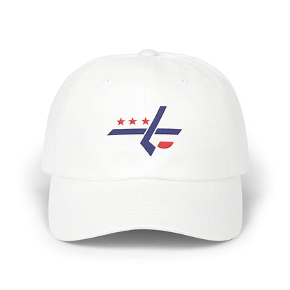 Washington Hockey Dad Cap — Embroidered, Navy & Red