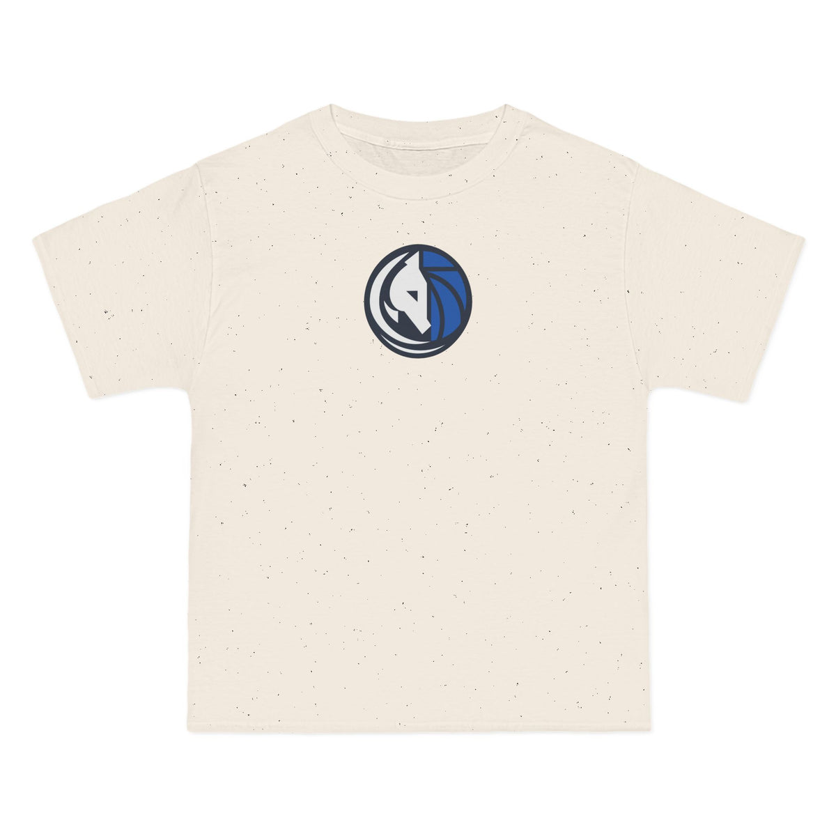 Dallas Basketball Heavyweight Tee — Natural, Navy, White & Royal